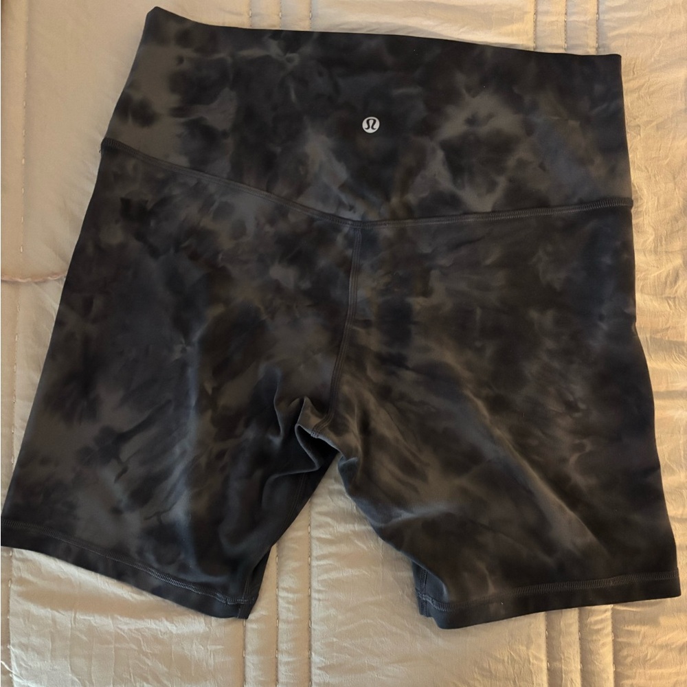 lululemon athletica Dark Tie-Dye Bike Shorts